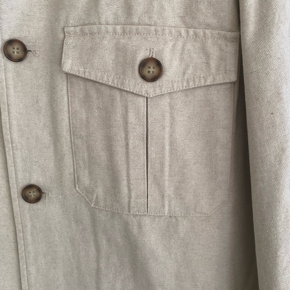 H&M Light Gray Button-Up Jacket - Picture 2 of 5